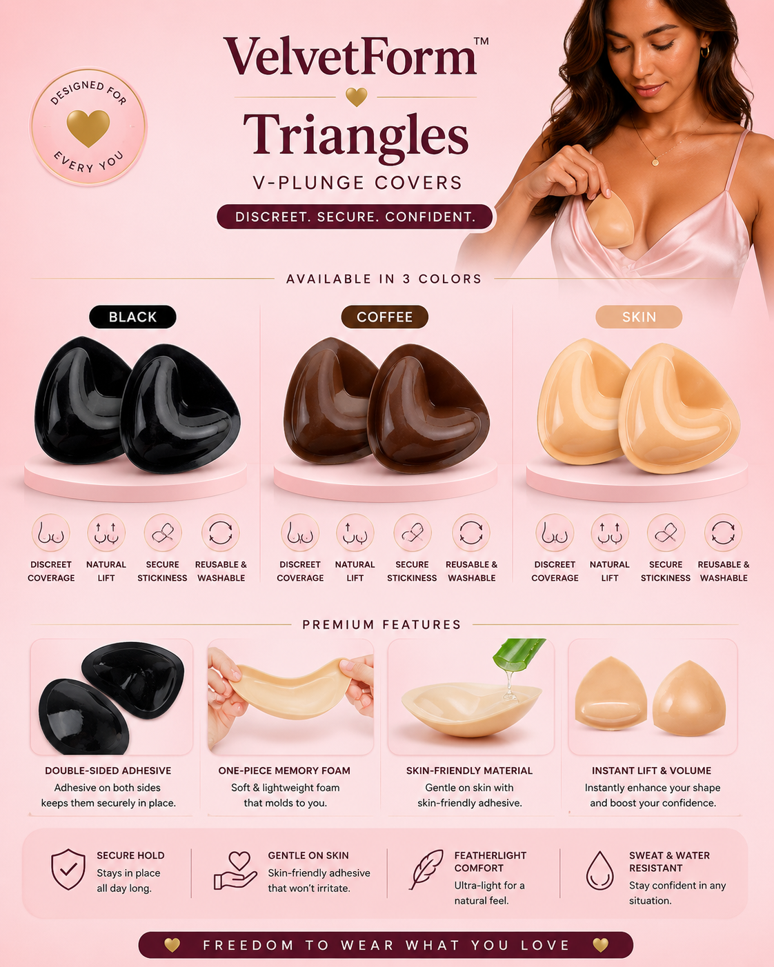 VelvetForm™ Triangles