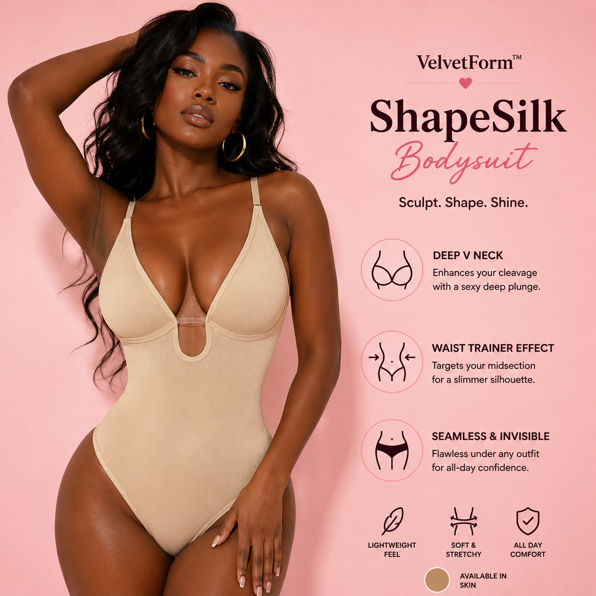 VelvetForm™ ShapeSilk Bodysuit