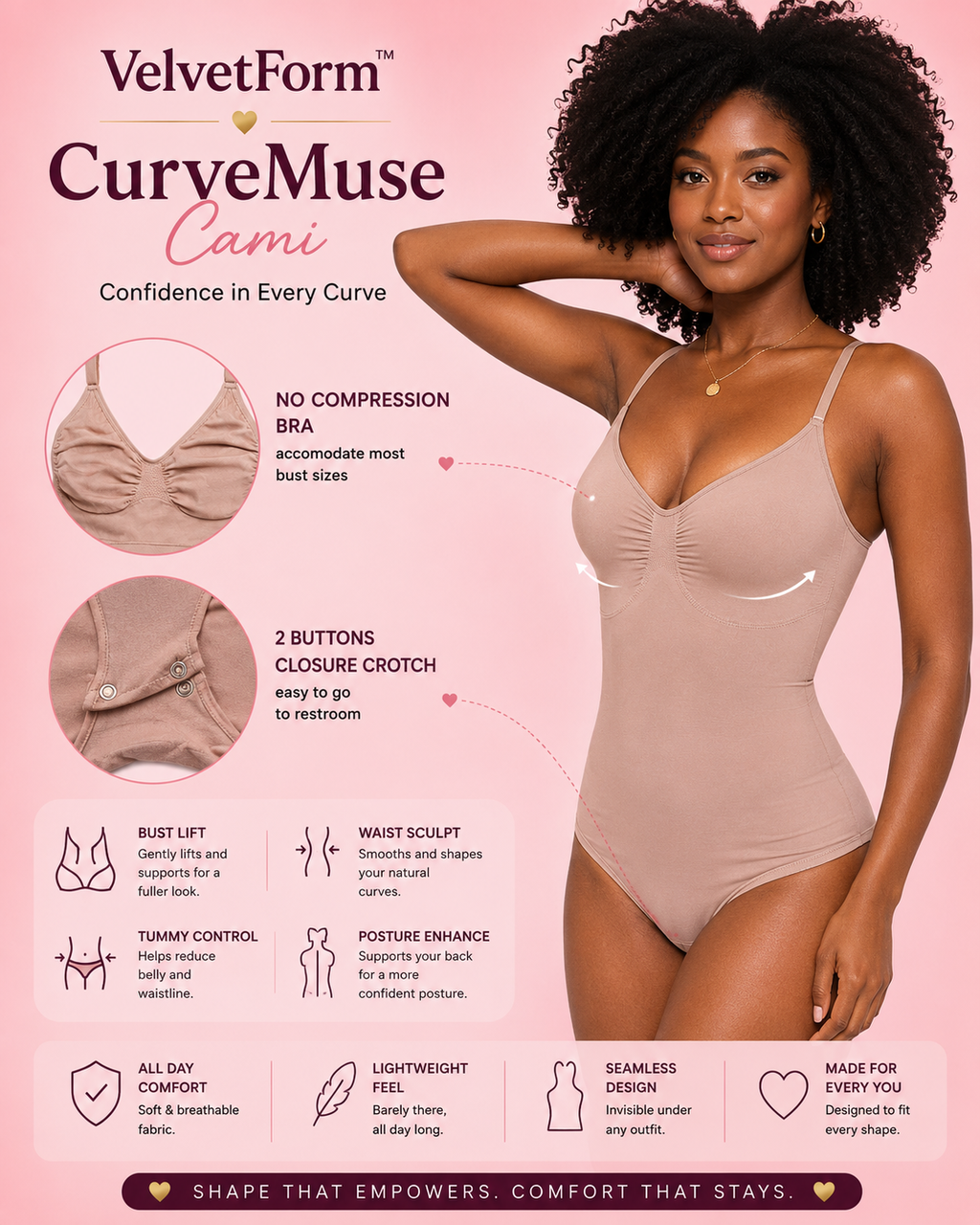 VelvetForm™ CurveMuse Cami