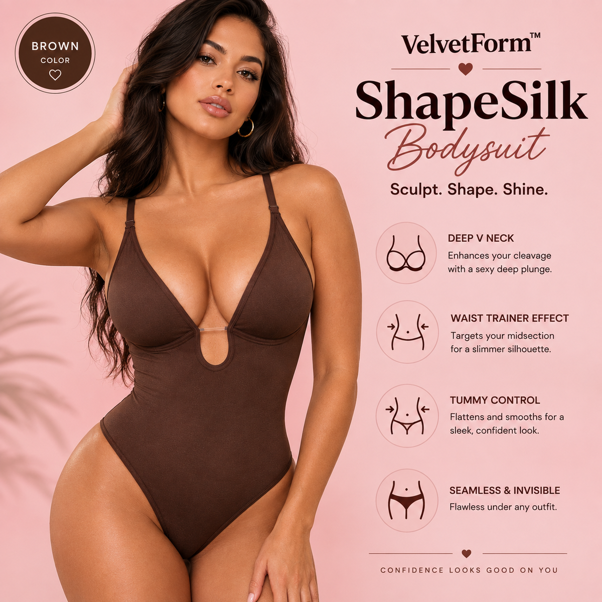 VelvetForm™ ShapeSilk Bodysuit