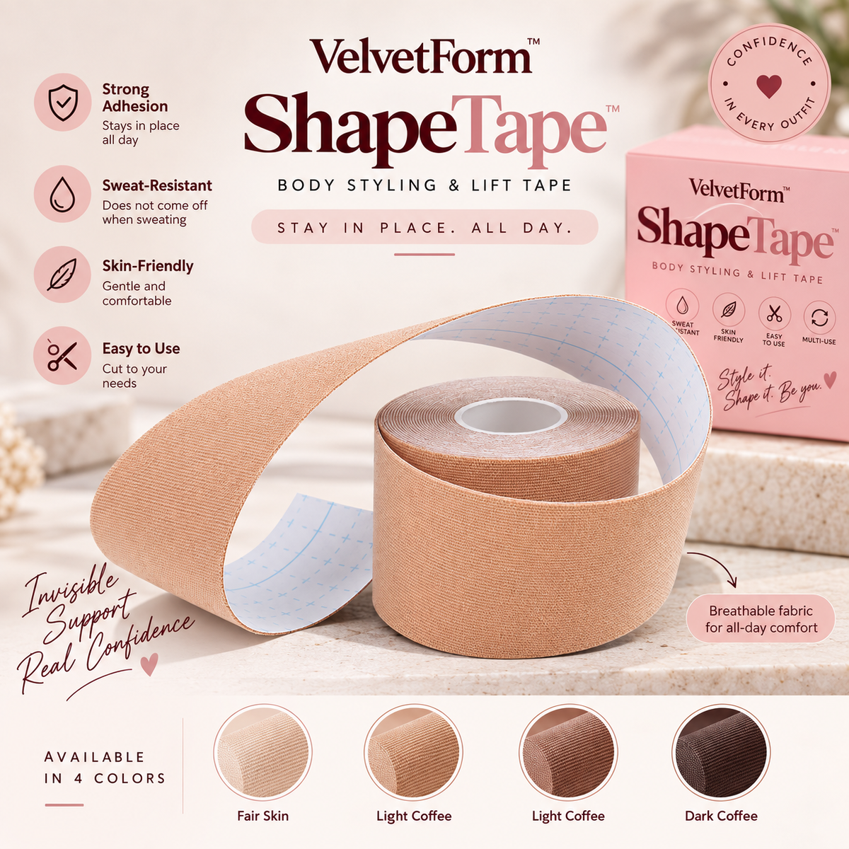 VelvetForm™ ShapeTape