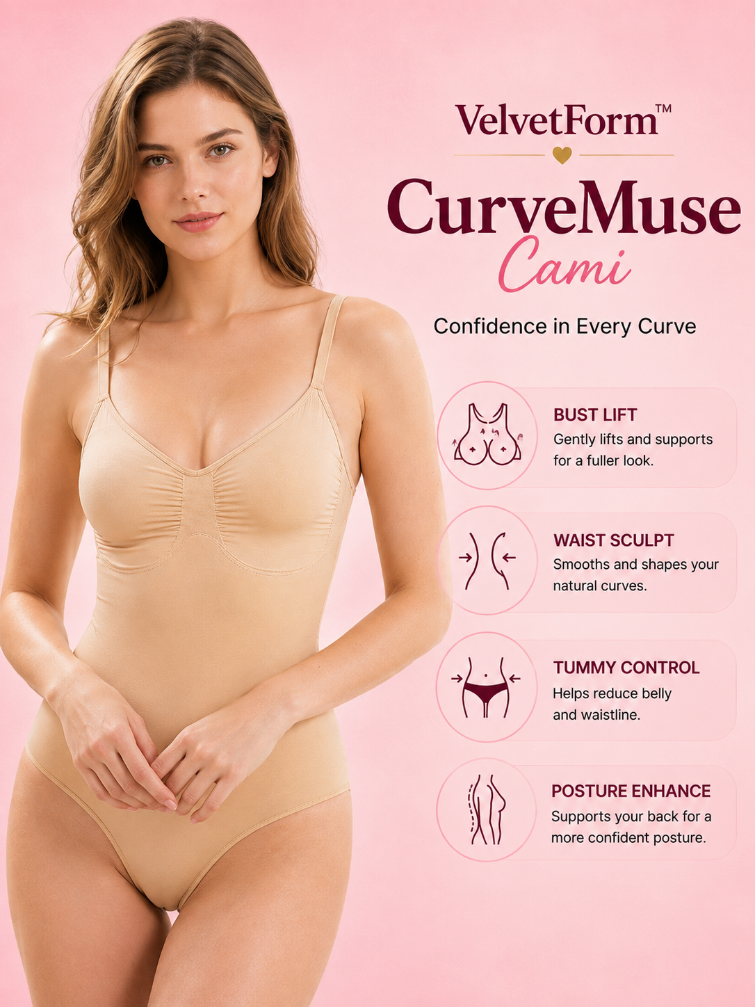 VelvetForm™ CurveMuse Cami