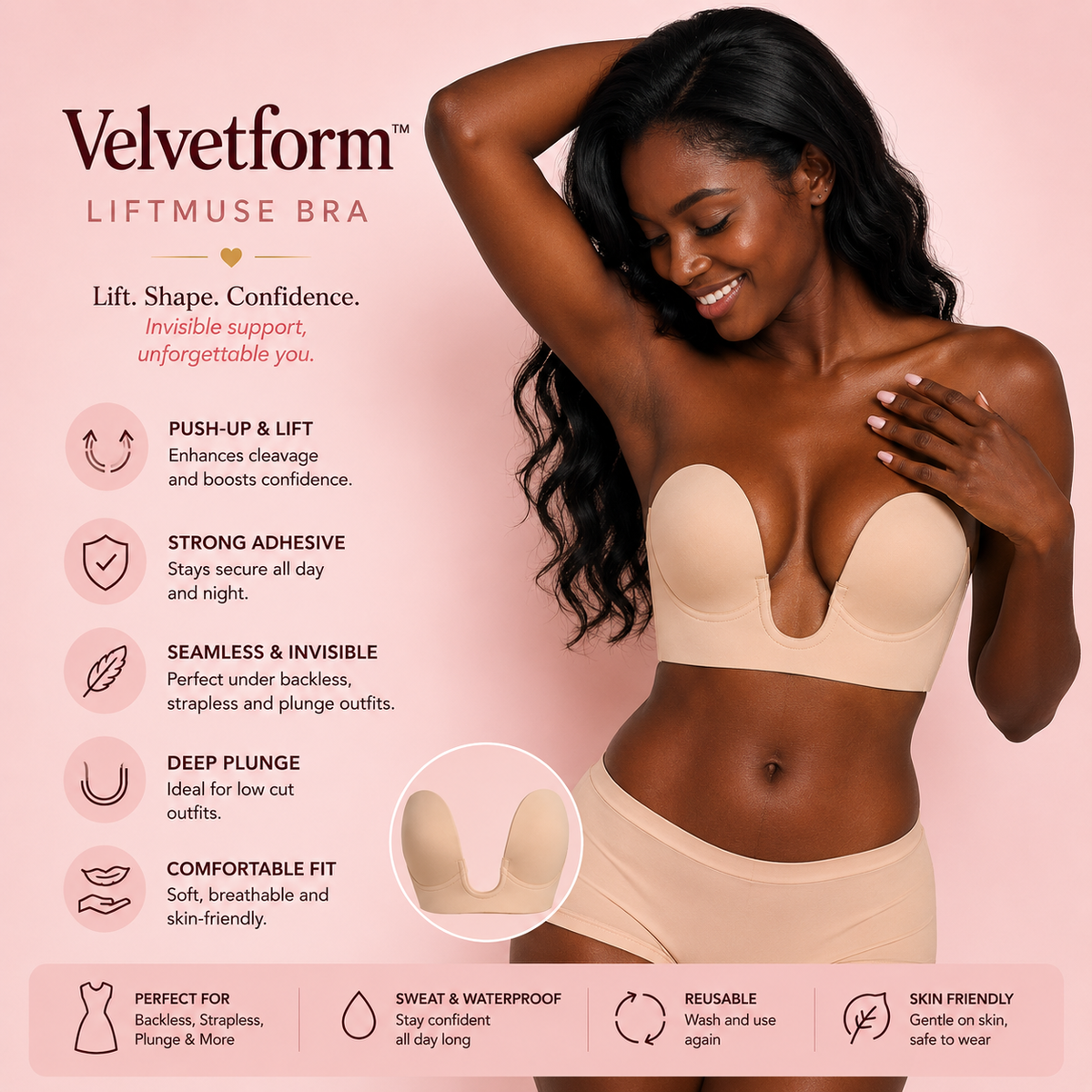 VelvetForm™ Liftmuse Bra